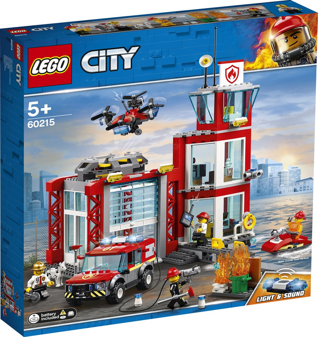 LEGO City Brandweerkazerne - 60215 - Warenhuis van den Brink